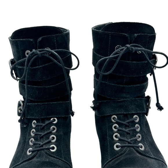 STUART WEITZMAN black urbanite nero velour boots - Picture 14 of 15